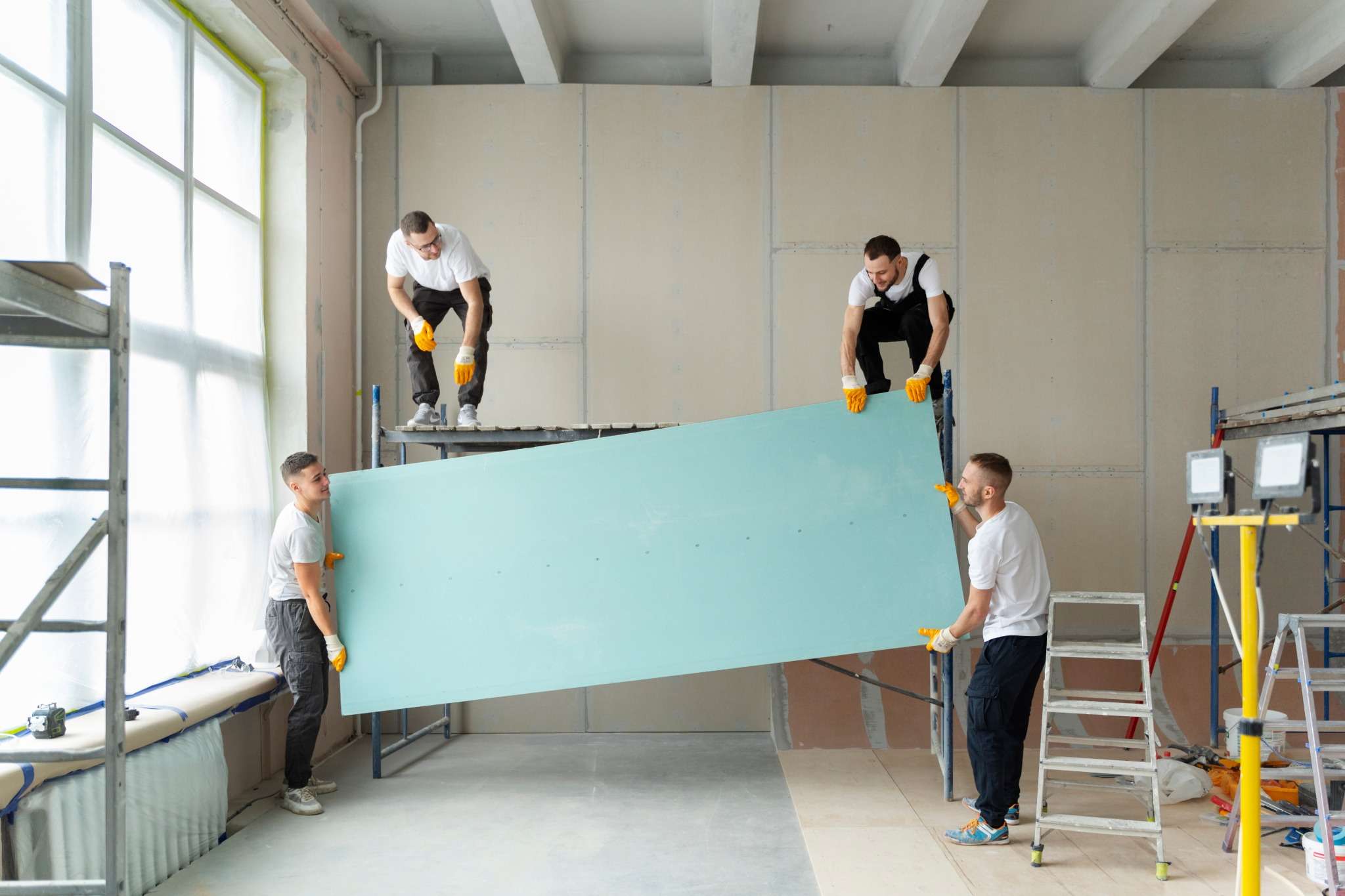 Gypsum Board Partition Works